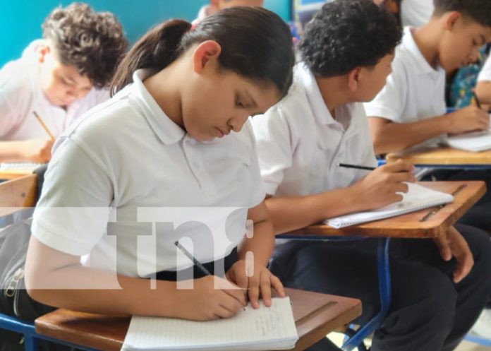 Foto: Teleclases en Nicaragua / TN8 Foto: Teleclases en Nicaragua / TN8