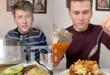 Foto: Chico Desliza, tiktoker europeo enamorado de la comida nicaragüense