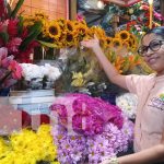 Comprá algo bonito y memorable para el amor: Opciones diversas en Las Flores de Sofía Foto: Flores de Sofía, negocio dentro del mercado Roberto Huembes / TN8