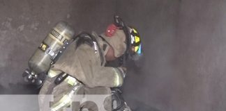 Foto: Voraz incendio en una vivienda de Estelí / TN8