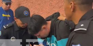 Foto: Captura de sujeto en Jinotepe, Carazo, por robo a una mujer / TN8