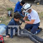 Choque de motos en Jalapa: Conductores con apenas 18 años Foto: Choque de motos en Jalapa / TN8