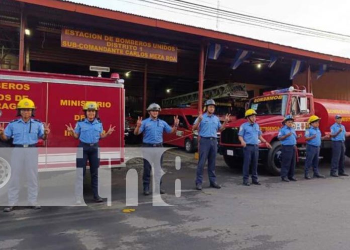 Foto: Bomberos en Monte Fresco / TN8