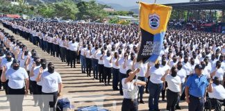 Foto: Juramentación de policías voluntarios en Matagalpa / TN8