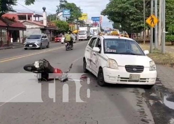 Foto: Fuerte accidente en Las Brisas, Managua / TN8