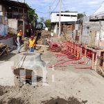 Foto: Obras de construcción en el barrio La Esperanza, Managua / TN8