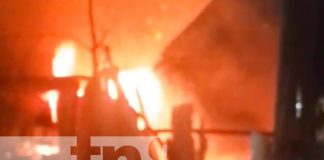 Foto: Incendio consume taller de carpintería en Ciudad Sandino / TN8