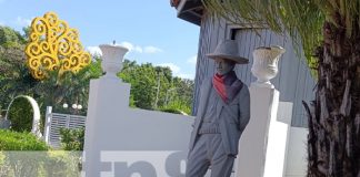 Foto: Homenaje al General Sandino desde el Ministerio del Interior / TN8