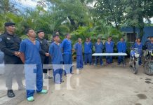 ¡Van presos! Se montaban a un taxi en Chinandega para andar robando Foto: Presos por diversos delitos en Chinandega / TN8