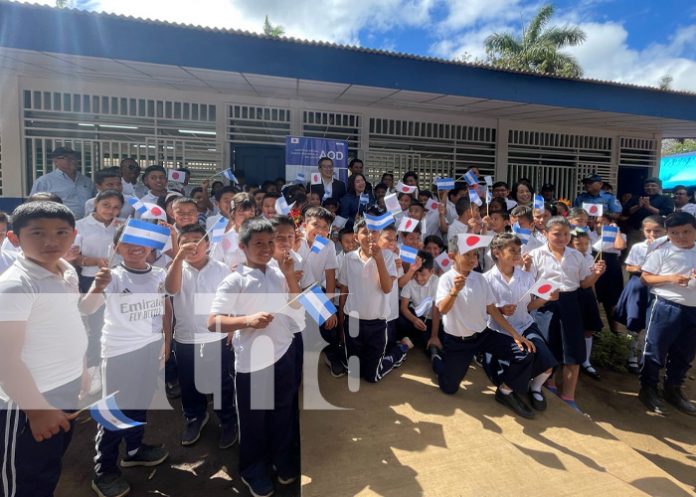 Foto: Remodelación de aulas en colegio de Masatepe, con apoyo de Japón / TN8