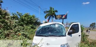 Foto: Choque de microbuses en Carretera a Masaya / TN8