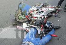 Foto: Aparatoso accidente de tránsito en la Rotonda El Periodista, Managua / TN8