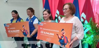 Foto: Entrega de utilidades de la Lotería Nacional / TN8
