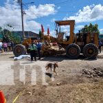 Tragedia en Villa Jerusalén, Managua: Maquinaria de nivelación arrolla a señora de 67 años Foto: Muerte trágica de una señora en Managua con una maquinaria de aplanar calles / TN8