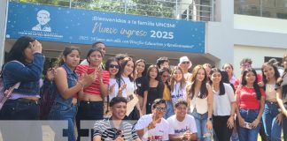 Foto: Nuevos estudiantes de la UNAN-Managua y la Universidad Casimiro Sotelo / TN8