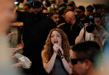 Foto: Shakira llegó después de la polémica cancelación de sus dos conciertos/Cortesía