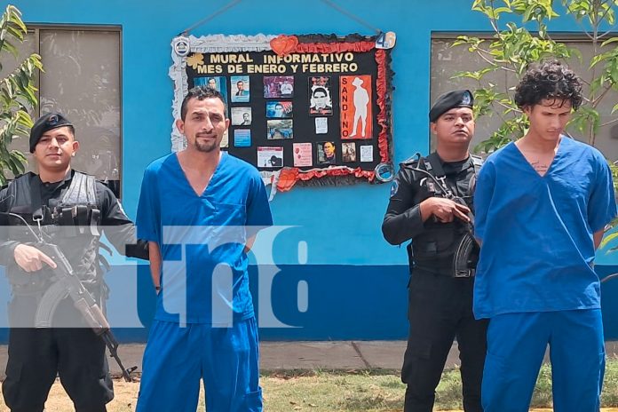 Foto: Policía nacional captura a varios delincuentes de Rivas y Masaya/TN8
