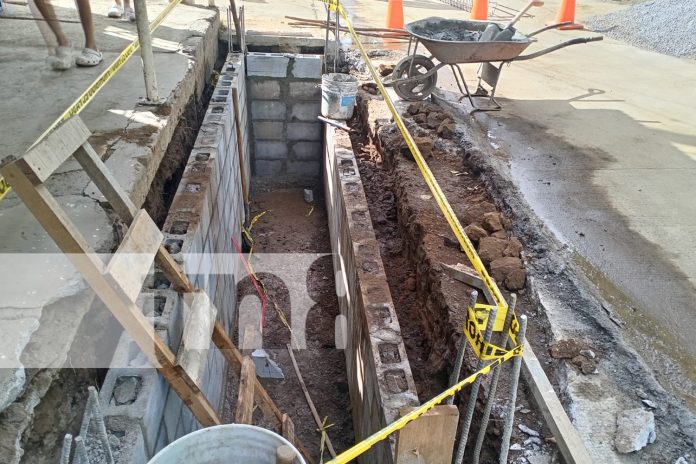 Foto: Managua acelera construcción de drenaje pluvial/TN8