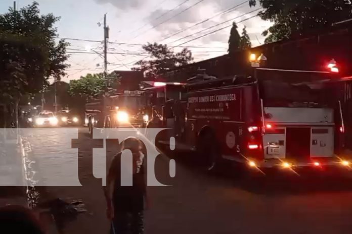 Foto: Supuesto incendio en una vivienda de Chinandega/TN8 Foto: Supuesto incendio en una vivienda de Chinandega/TN8