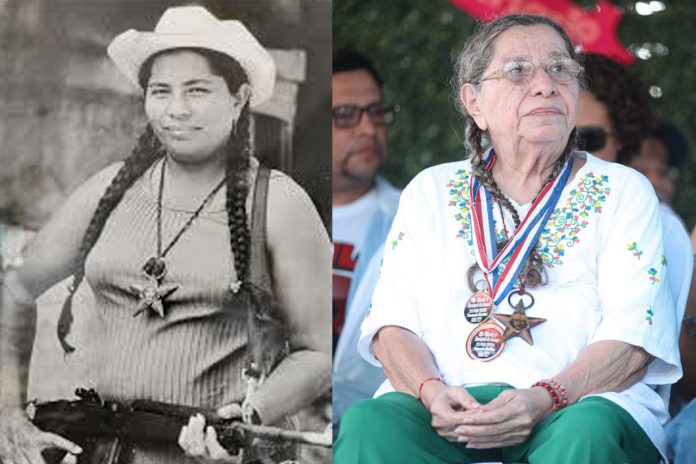 Foto: Compañera, Diputada de Nicaragua y Combatiente Guerrillera Gladys Báez/Cortesía