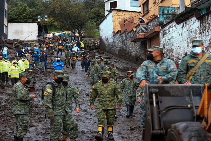 Foto: Deslizamientos y crecidas de ríos en Ecuador/Cortesía