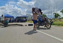 Protestas y bloqueos persisten en Bolivia por falta de combustible Foto: Protestas en Bolivia /cortesía
