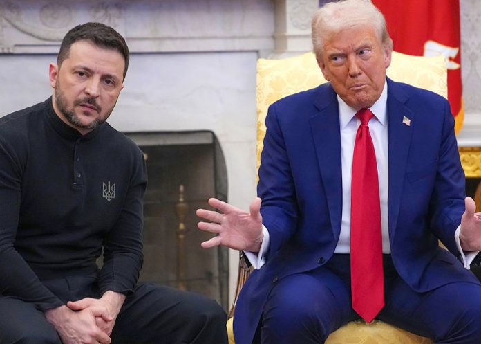 Foto: La fallida reunión entre Zelenski y Trump /cortesía