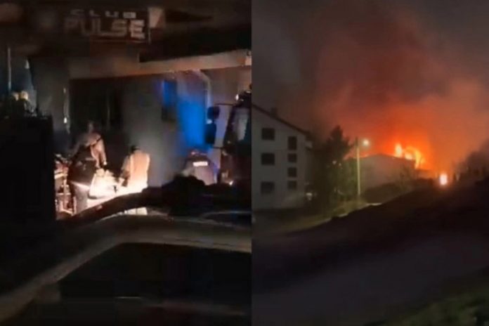 Foto: Incendio al este de Macedonia del Norte/Cortesía