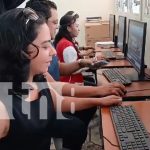 Con esfuerzo y el apoyo del INATEC, Sandra Mariel de Jinotepe desafía la adversidad Foto: Joven de Jinotepe con discapacidad visual conquista la educación/TN8