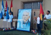 Foto: Nandaime rinde tributo al general José Dolores Estrada/TN8