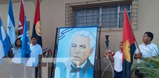 Foto: Nandaime rinde tributo al general José Dolores Estrada/TN8