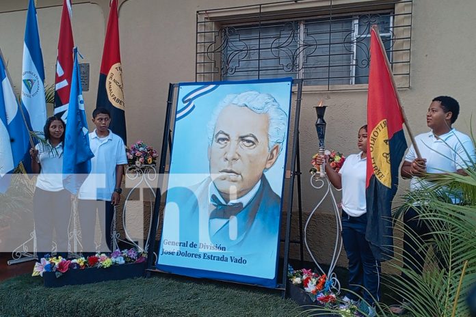 Foto: Nandaime rinde tributo al general José Dolores Estrada/TN8 Foto: Nandaime rinde tributo al general José Dolores Estrada/TN8
