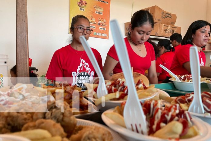 Foto: Pasión y sabor en el Pomares: La fanaticada de Masaya apoya el comercio local/TN8