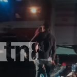 Dos lesionados tras brutal colisión de motos en el km 21 de Ticuantepe Foto: Motociclista chocan en Ticuantepe/TN8