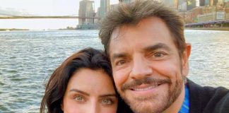 Foto: Eugenio Derbez sorprende a Aislinn Derbez /cortesía