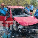 Tres personas lesionadas en aparatoso accidente de tránsito registrado en Rivas Foto: Tres personas lesionadas en aparatoso accidente de tránsito registrado en Rivas/TN8