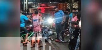 Foto: Dos heridos en violento altercado en el barrio Largaespada en Managua/TN8