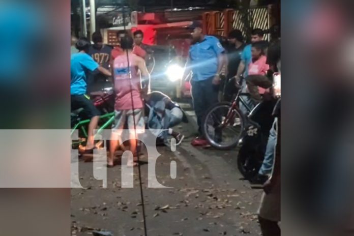 Foto: Dos heridos en violento altercado en el barrio Largaespada en Managua/TN8