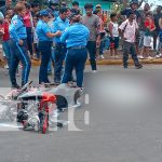Foto: Tragedia en Managua: motociclista muere al colisionar contra un furgón en Villa Dignidad/TN8