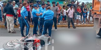Foto: Tragedia en Managua: motociclista muere al colisionar contra un furgón en Villa Dignidad/TN8