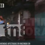 Foto: Fuerte incendio consume en su totalidad dos viviendas en Villa Libertad/TN8