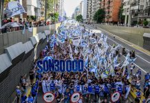 Marcha en Argentina por memoria, verdad y justicia contra políticas de Milei Foto: Protestas en Argentina /cortesía