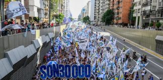 Foto: Protestas en Argentina  /cortesía