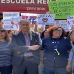 Docentes en Chile protestan por violencia escolar y crisis de salud mental Foto: Protestas en Chile /cortesía