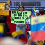 Venezuela se moviliza por connacionales secuestrados en El Salvador Foto: Protestas en Venezuela /cortesía