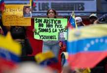 Venezuela se moviliza por connacionales secuestrados en El Salvador Foto: Protestas en Venezuela /cortesía