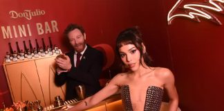 Foto: Danna en la fiesta de los Oscar /cortesía