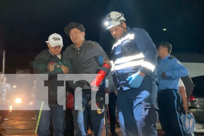 Foto: Joven resulta lesionado en un accidente en Estelí/TN8