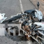 Foto: Fuerte accidente en Rivas/TN8