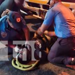 Milagroso rescate: peatón sobrevive tras quedar bajo un camión en Boaco Foto: Hombre casi muere aplastado en Boaco/TN8